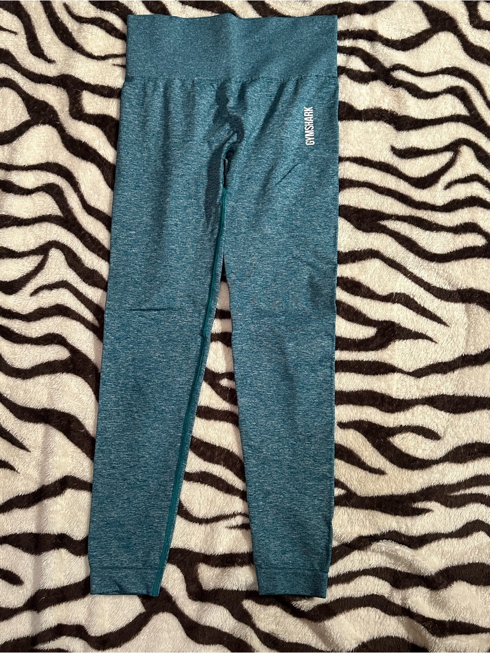 Gymshar Teal Seamless High-Waist Leggings